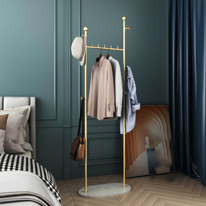 Gorgeous Plain Coat Rack Basket Storage Metal Coat Rack with Coat Hooks