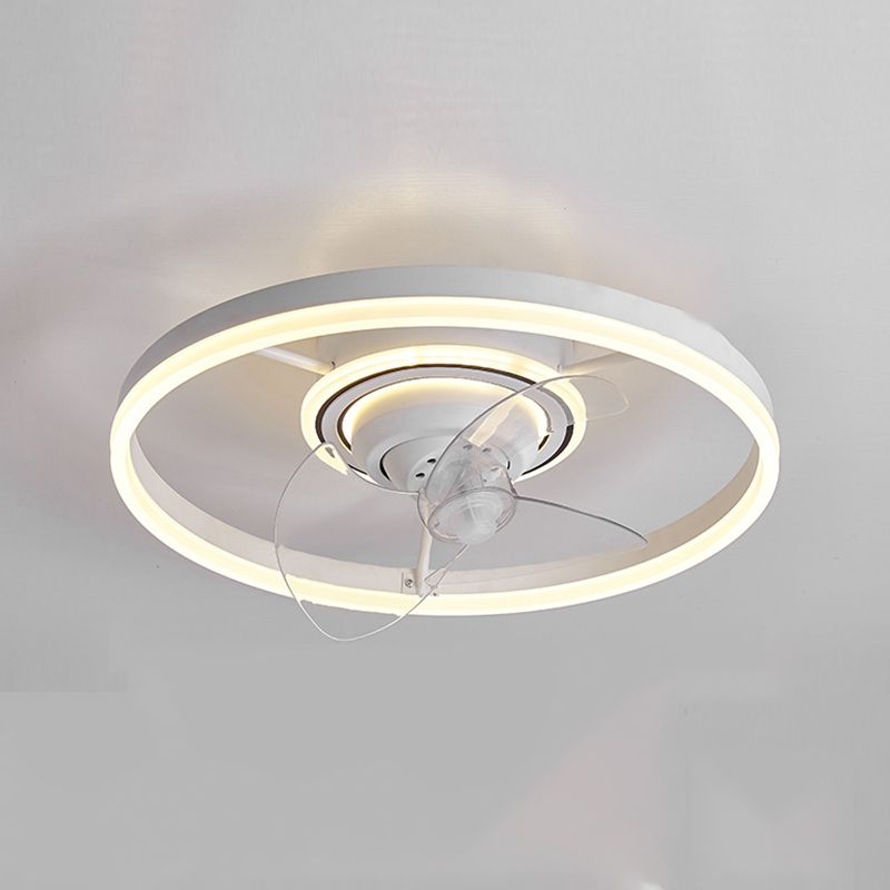 Modern Style Ceiling Fan Lamp Metal Multi Light Ceiling Fan Lighting for Living Room