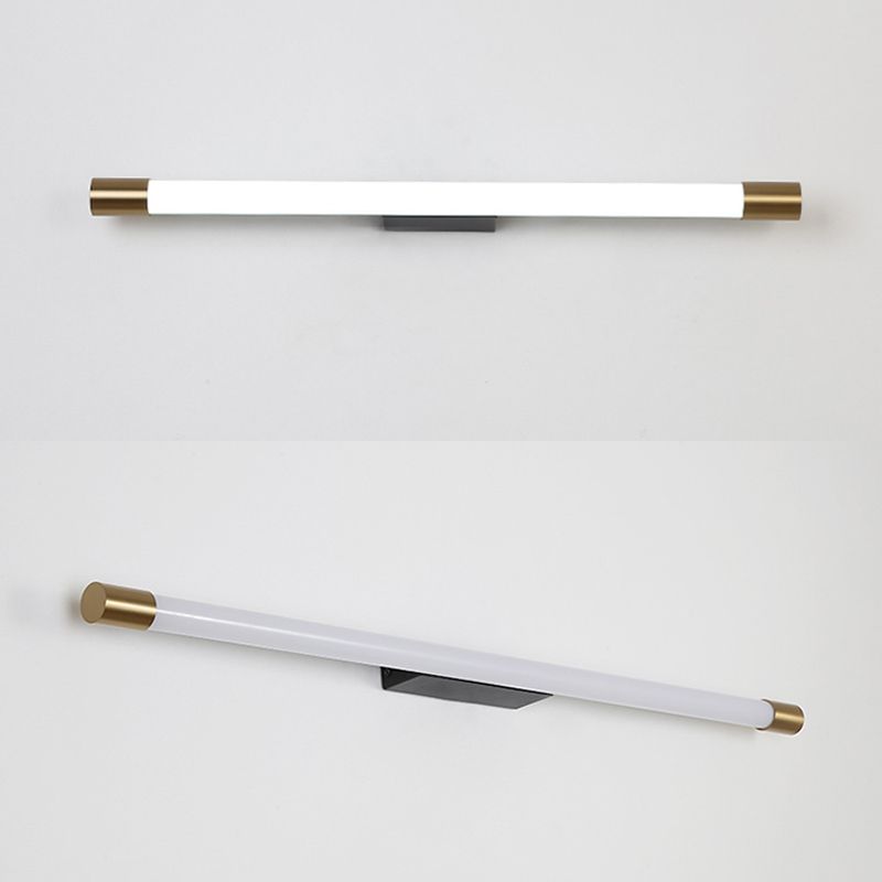 Gold lineare LED -Wandlampe im modernen prägnanten Aluminiumwandleuchten mit Acrylschatten