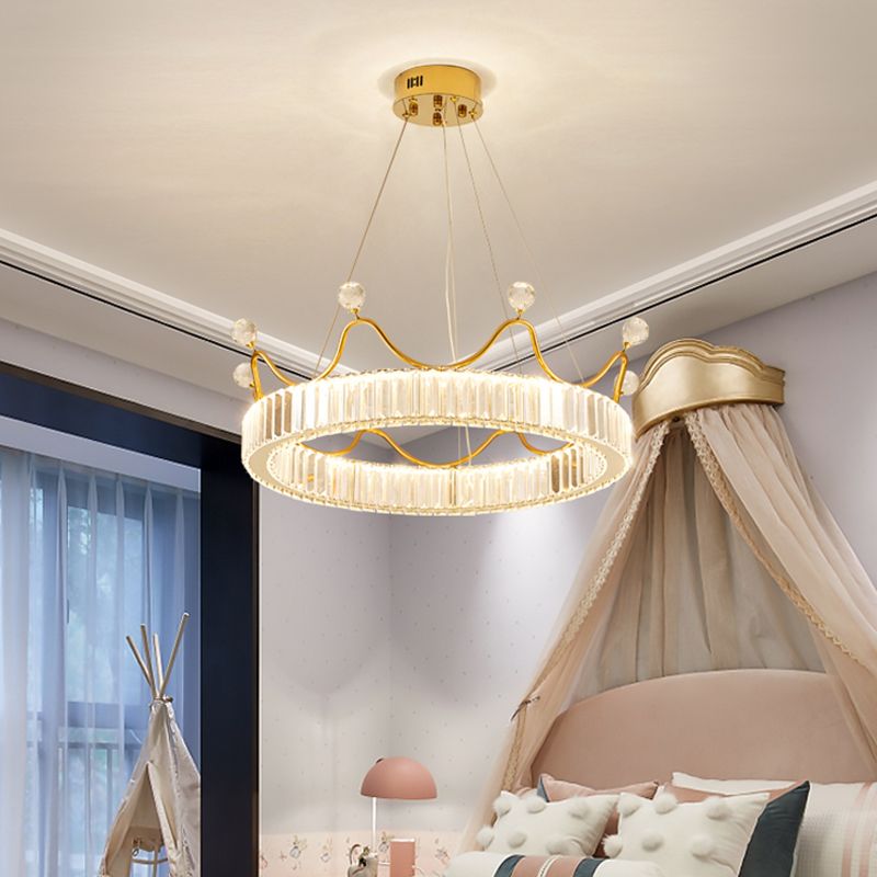 Chambre pour enfants suspension des éclairages à cristaux de cristal contemporain lampes suspendues