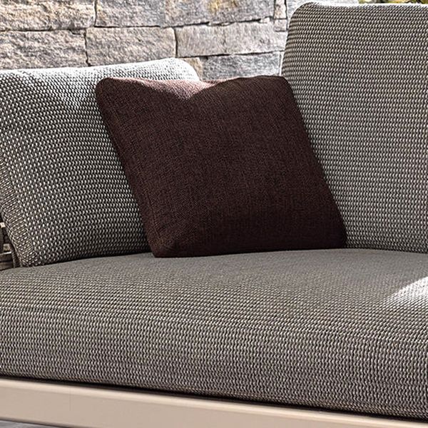 Aluminum Outdoor Patio Sofa Fabric Modern Patio Sofa With Cushions