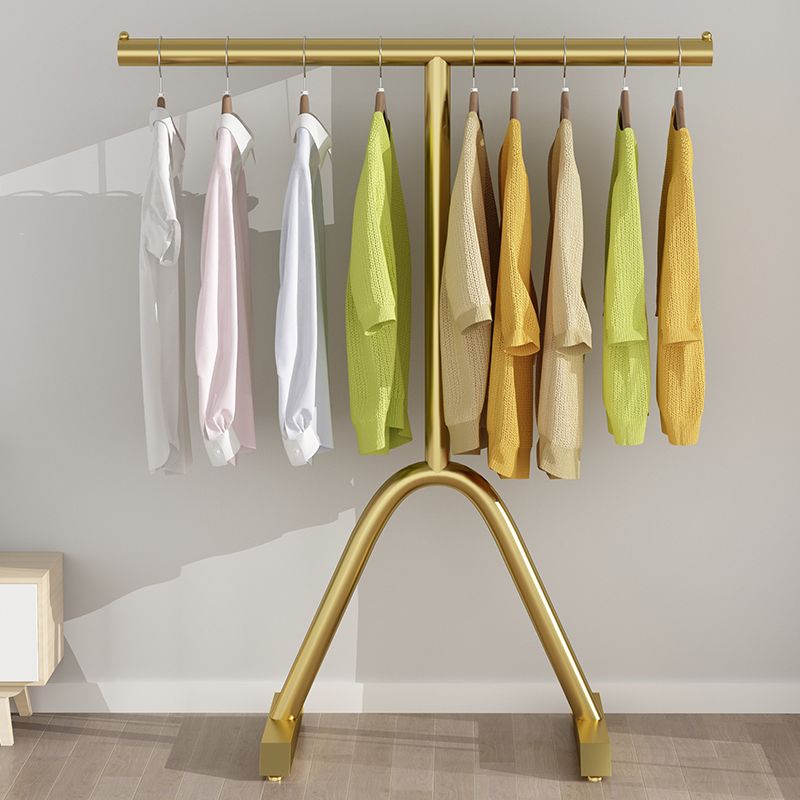 Modern Minimalist Style Coat Rack Metallic Free Standing Coat Rack for Living Room