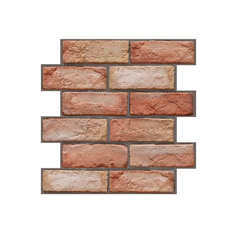 Artificial Brick Wall Panel Farmhouse Style Simple Home Living Room Panel Wall (5-pack)