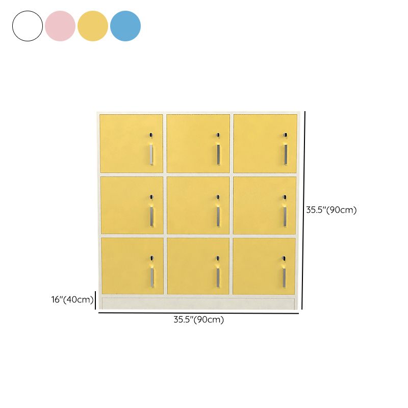 Manufactured Wood Matte Finish Cabinet Modern Storage Cabinet with Hinged Doors