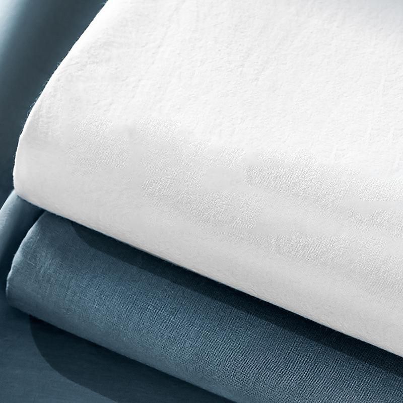 Solid Color Sheet Set Fade Resistant Cotton Breathable Bed Sheets