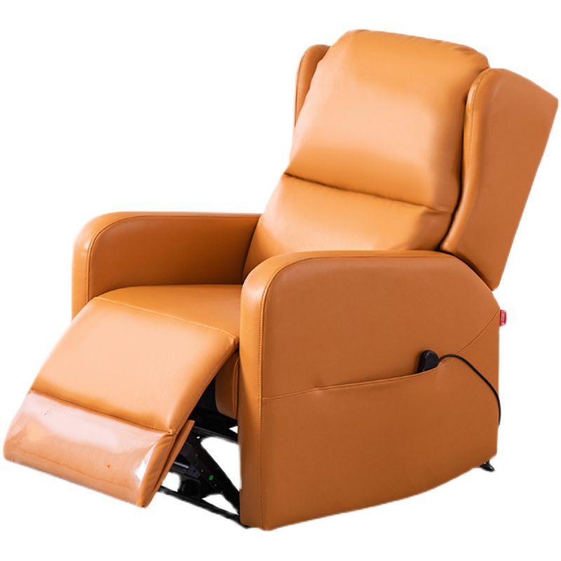 Contemporary Standard Recliner Solid Color Metal Indoor Reclining Arm