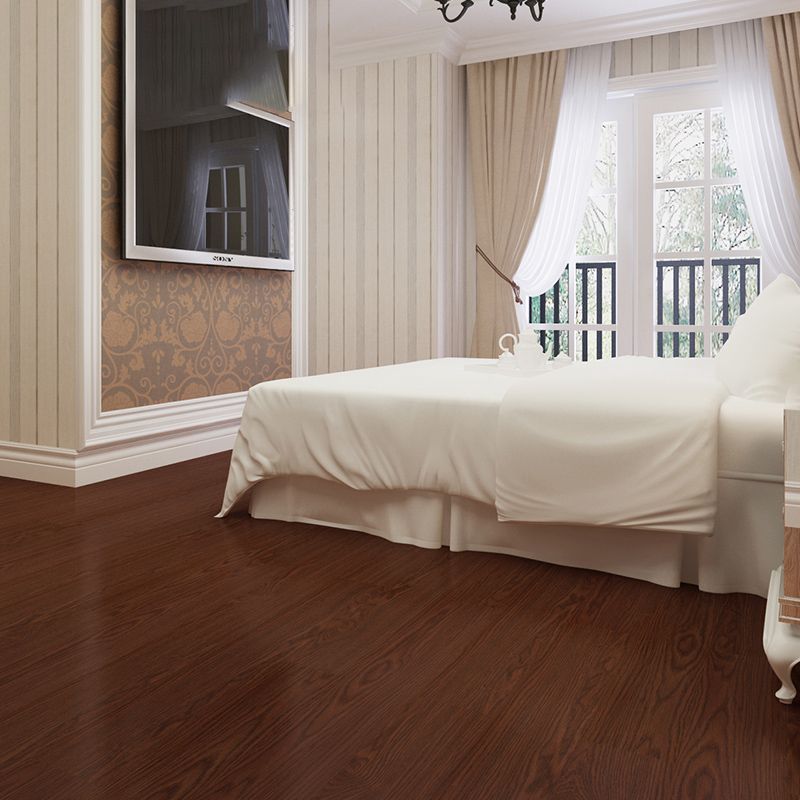 Rectangle PVC Flooring Smooth Peel and Stick Wood Look Vinyl Flooring