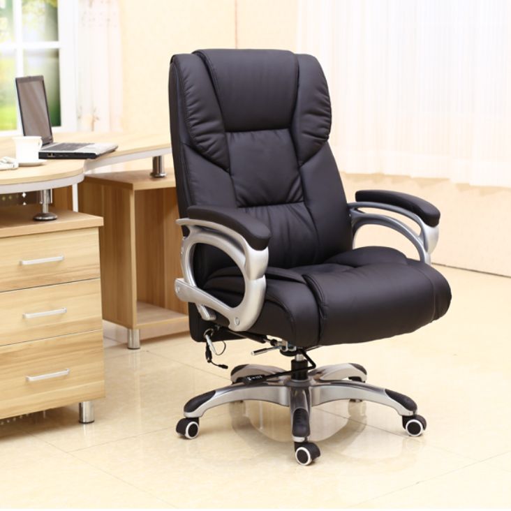 Modern Padded Arms Managers Chair Black Executive Chair for Office