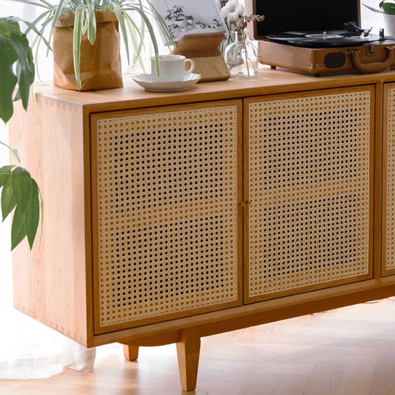 Home Storage Sideboard Modern Wooden  Sideboard Cabinet with Doors