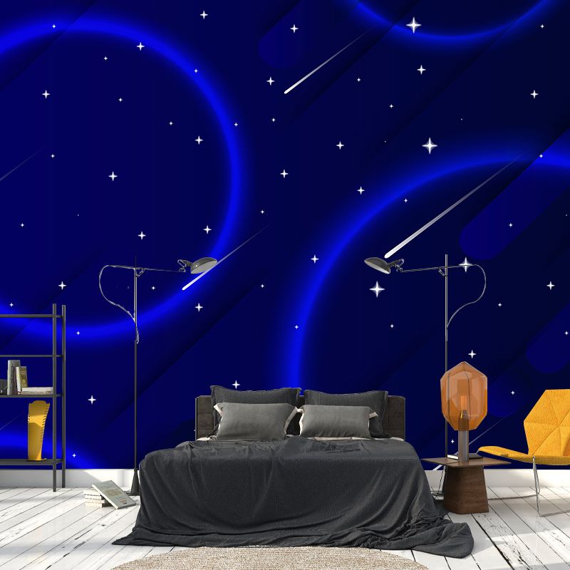 Universe Pattern Mural Wallpaper Illustration Indoor Wall Mural