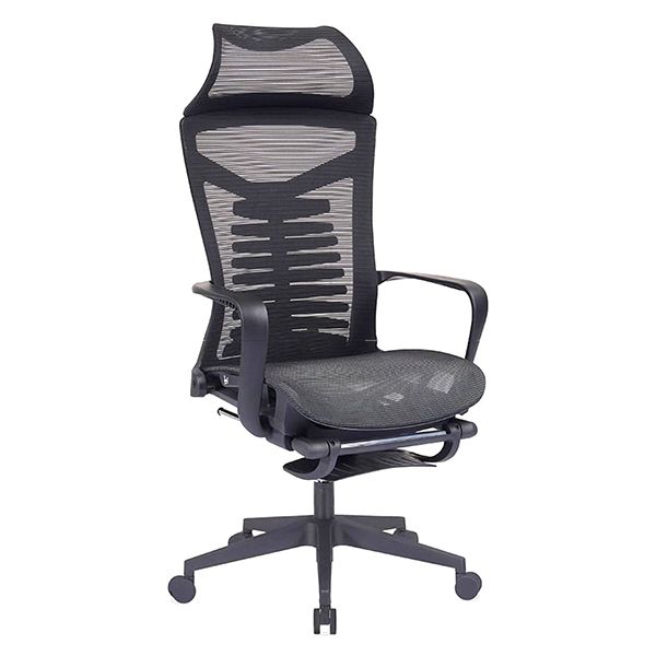 Modern Fixed Arms Office Chair Ergonomic Breathable AirGrid  Chair