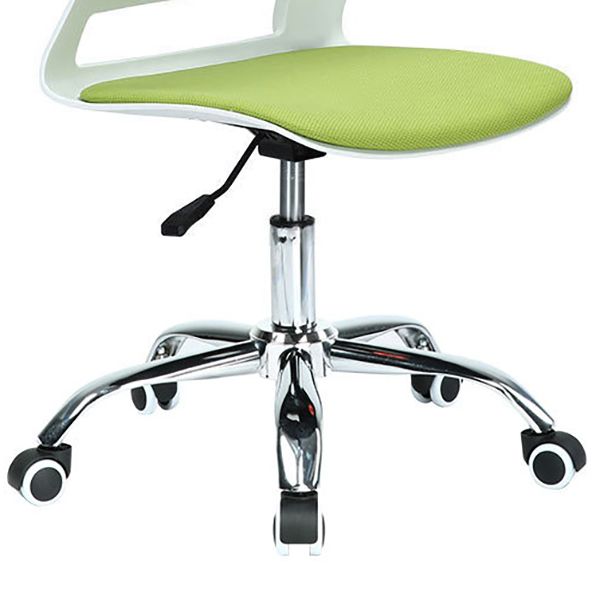 Modern Desk Chair Office Armless Chair Conference Chair with Wheels