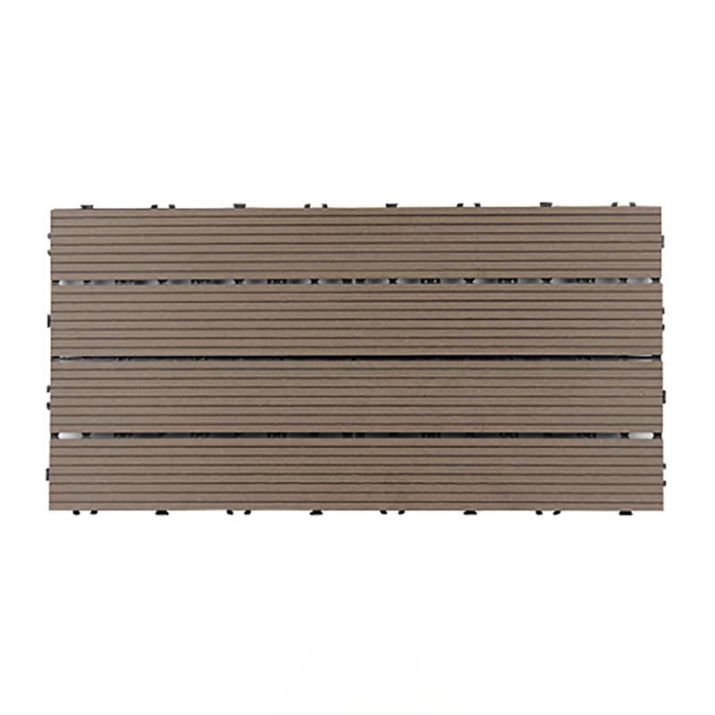 12" X 24" Deck/Patio Flooring Tiles 4-Slat Floor Board Tiles