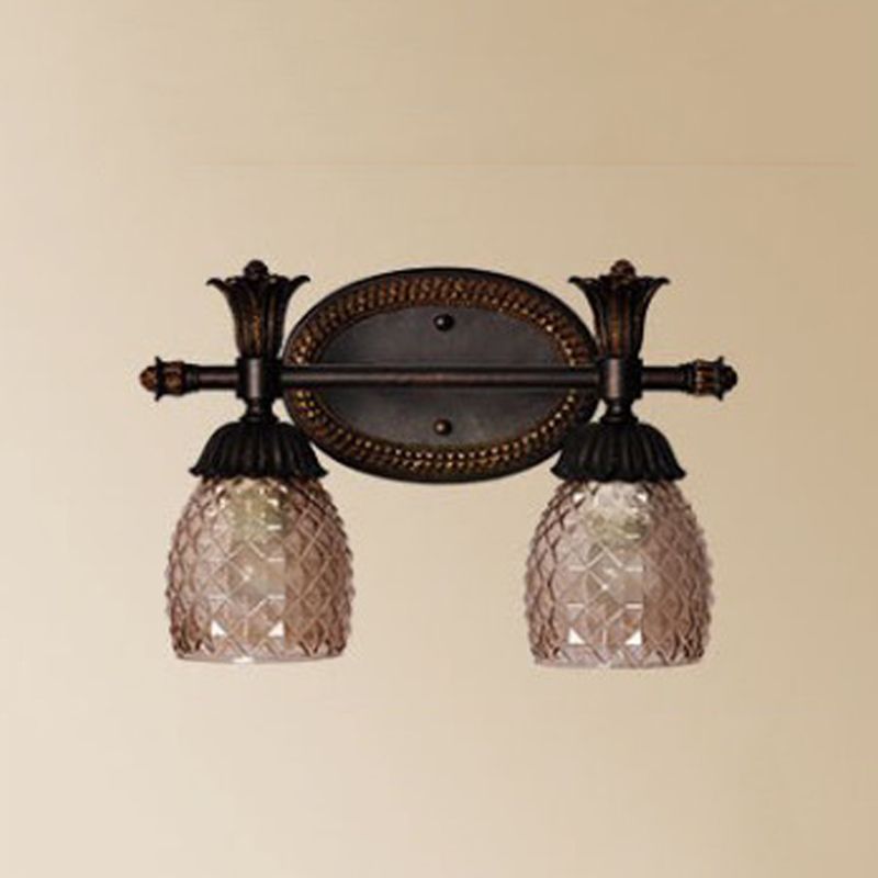 American Style Iron Vanity Light Bell Shape Vanity Lamp for Shower Room