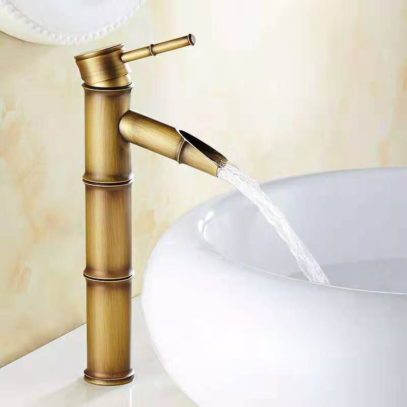 Circular Single Handle Faucet Country Style Basin Lavatory Faucet