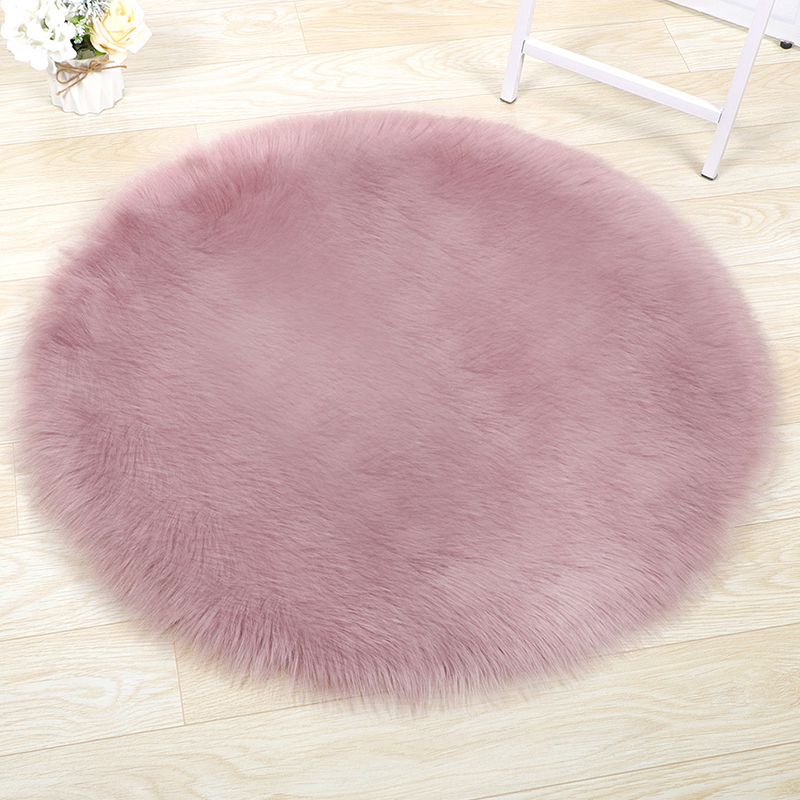 Multicolored Simplicity Rug Solid Shag Area Carpet Polypropylene Easy Care Rug for Home Decoration