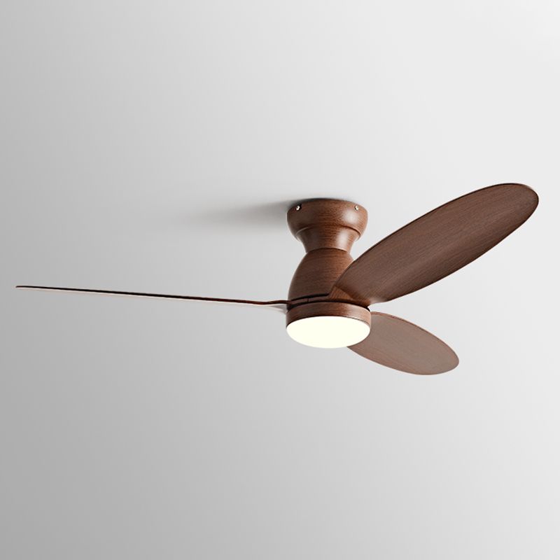 Nordic Style LED Ceiling Fan 3-Blade Fan Lighting for Dining Room