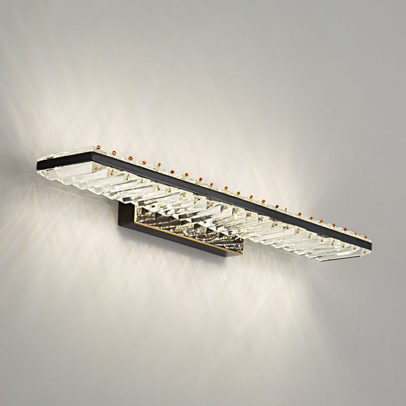 Modern Wall Light Fixture Crystal Wall Mounted Lighting for Washroom