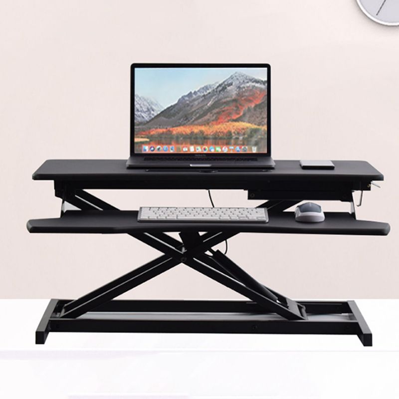 Rectangular Converter Standing Desk Folding Metal with Metal Legs