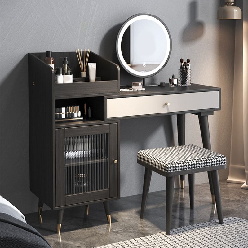 Nordic 1-Drawer Retractable Dressing Table, 46.5W X 15D X 37.4H