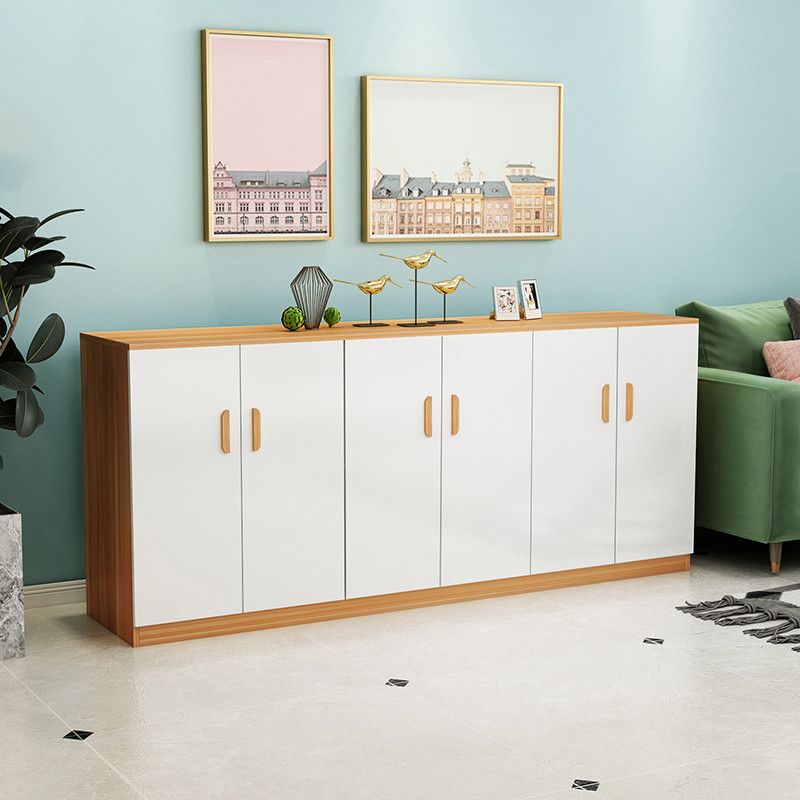 Modern Sideboard Cabinet Engineered Wood Adjustable Shelving Sideboard with Doors