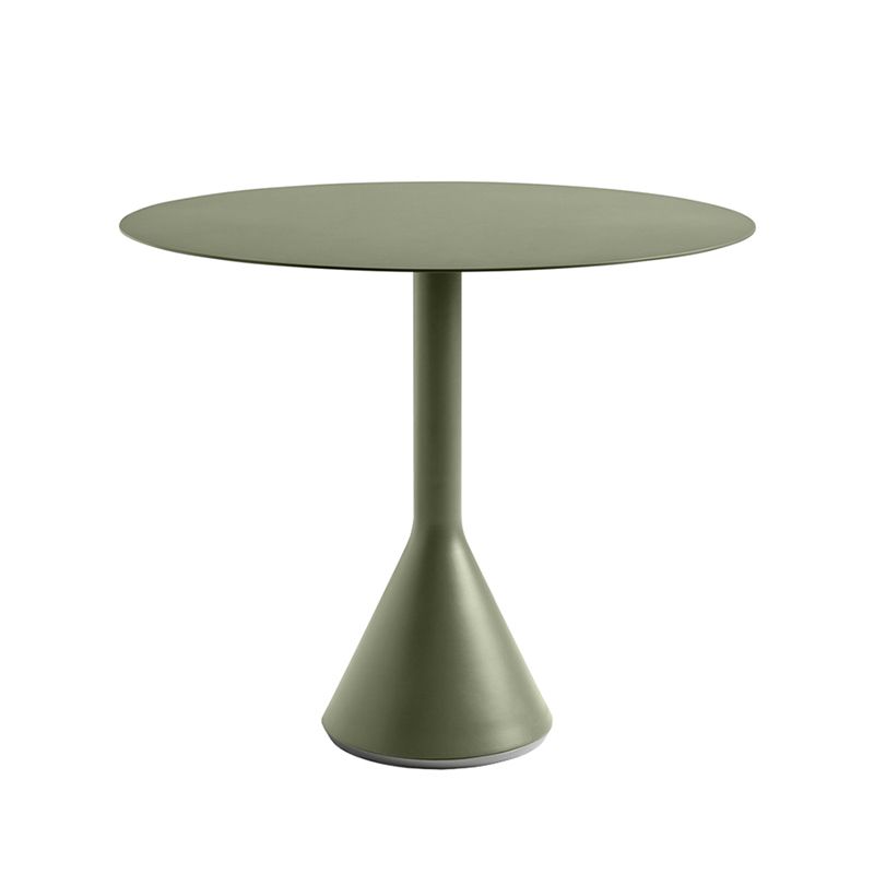 Green Round Dining Table Set 1/3 Pcs Modern Metal Outdoor Dining Set