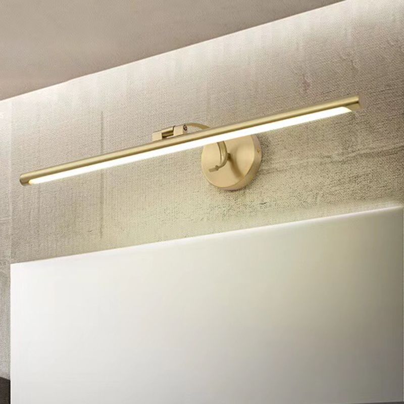 Geometrische ijdelheid verlichting moderne stijl metaal multi -lights ijdelheid muur sconce in goud