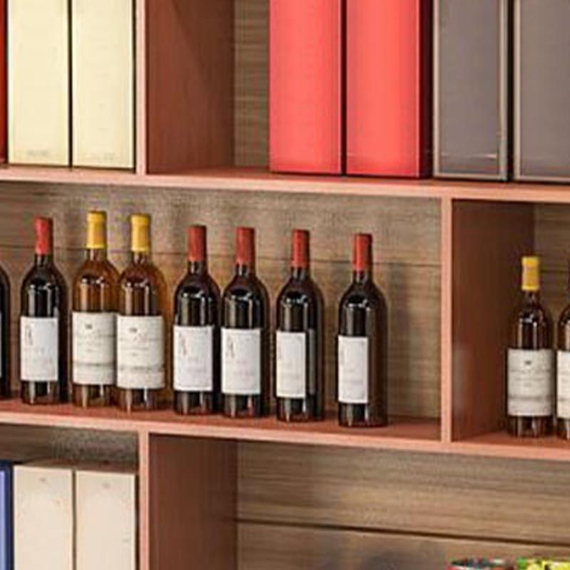 Modern Wall Mounted Bottle Wine Rack Manufactured Wood Wine Bottle Holder