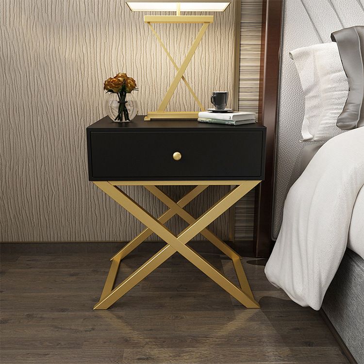 Wooden Bedside Cabinet Table Modern Minimalist Bedside Table with Legs