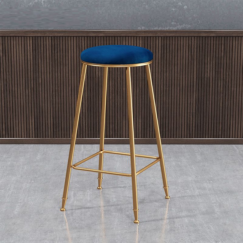 Minimalist Design Stackable Stools for Home Use Backless Barstool with Cushion