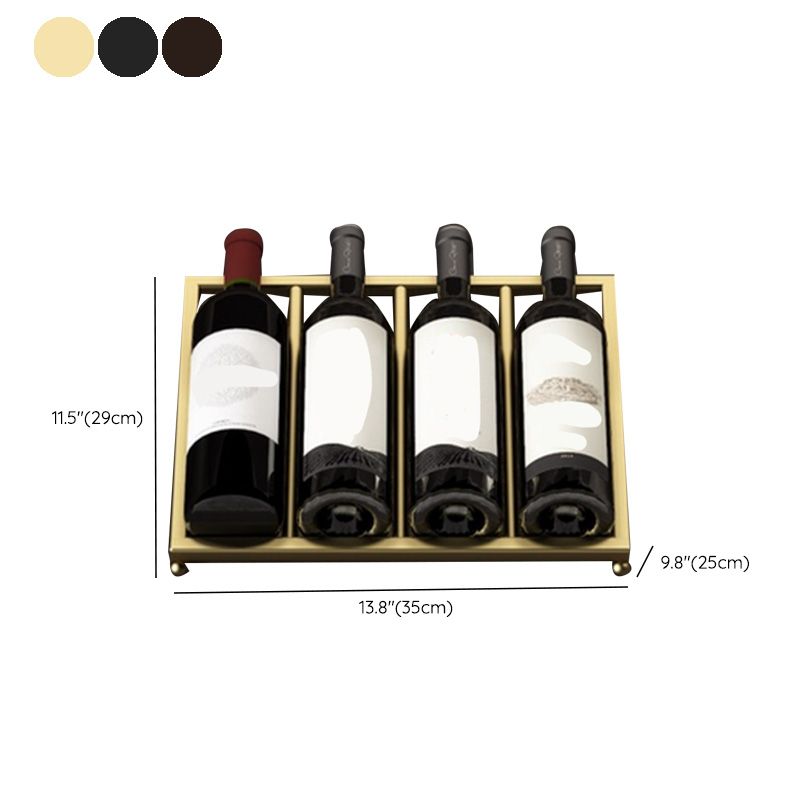 Modern Tabletop or Countertop Free-Stand Wine Rack Kit Metal Wine Racks