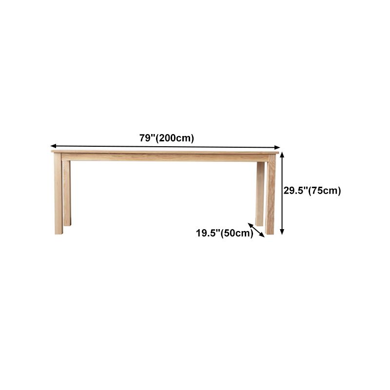 Contemporary Rectangle Bar Counter Table Dining Wooden Counter Table for Restaurant