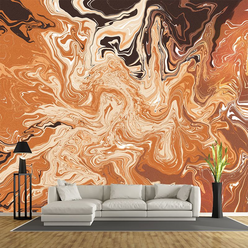 Marble Illustration Mural Wallpaper Environment Friendly Living Room Wall Mural