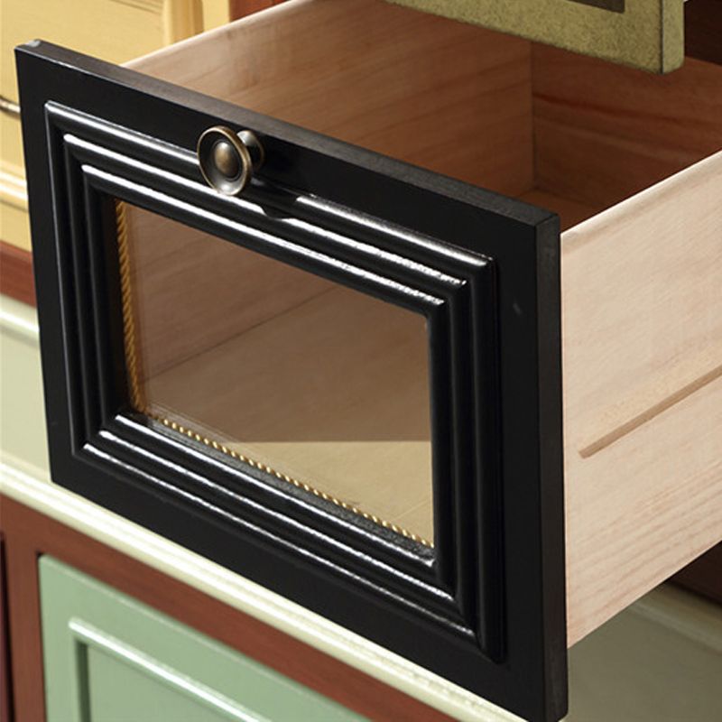 10 / 12 Drawers Dresser Classical Wood Storage Chest with Drawers