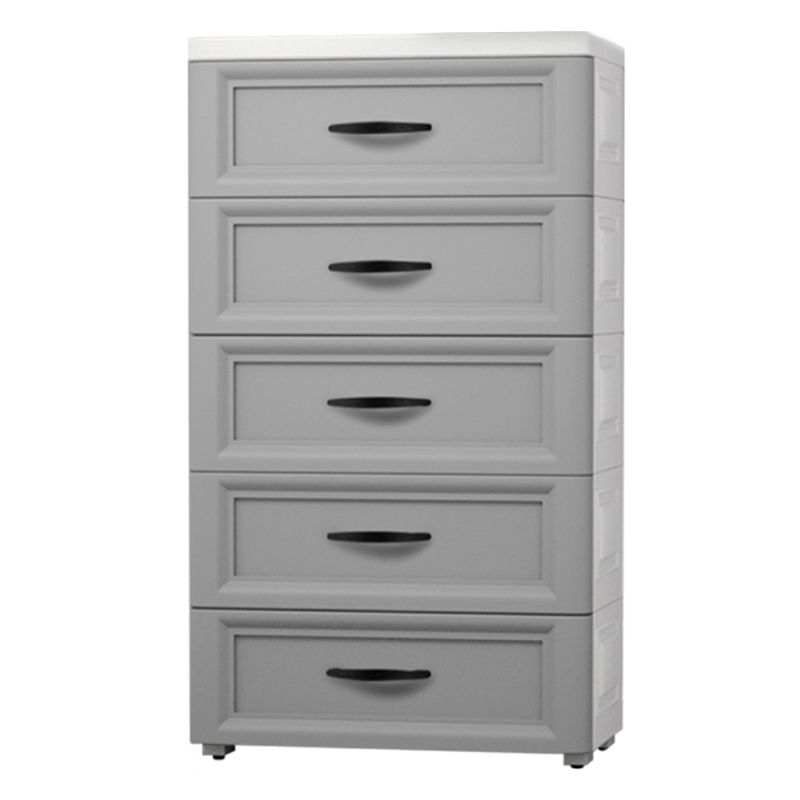 Modern Plastic Nursery Dresser Vertical Kids Furniture with Drawers for Bedroom