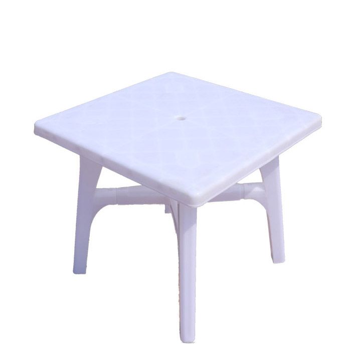 Modern Waterproof Geometric Courtyard Table Plastic Outdoor Table