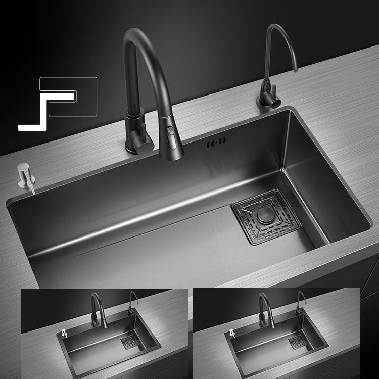 Modern Style Kitchen Sink Stainless Steel Noise-cancelling Design Kitchen Sink