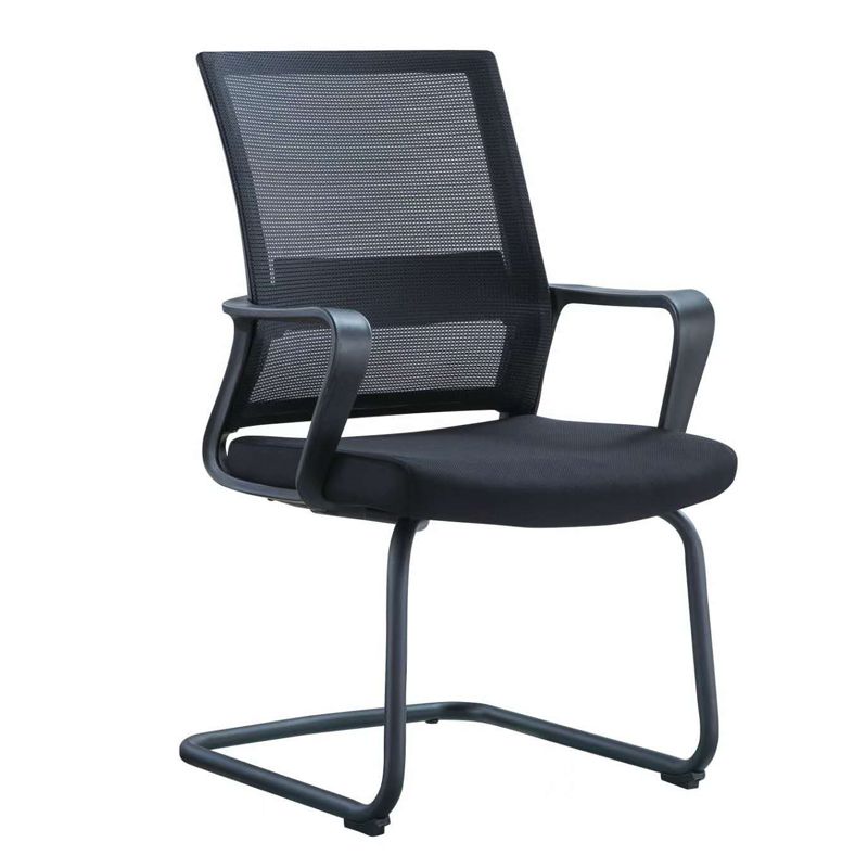 Modern Slide Office Chair with Breathable AirGrid Black Office Chair