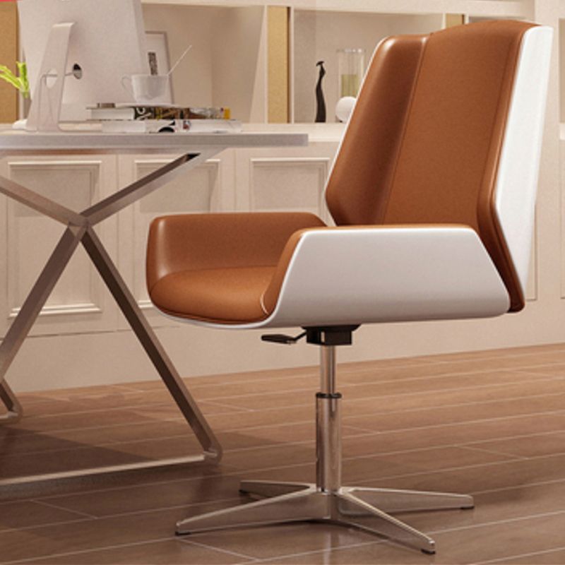 Contemporary Ergonomic Chair Mid-Back No Distressing Conference Chair