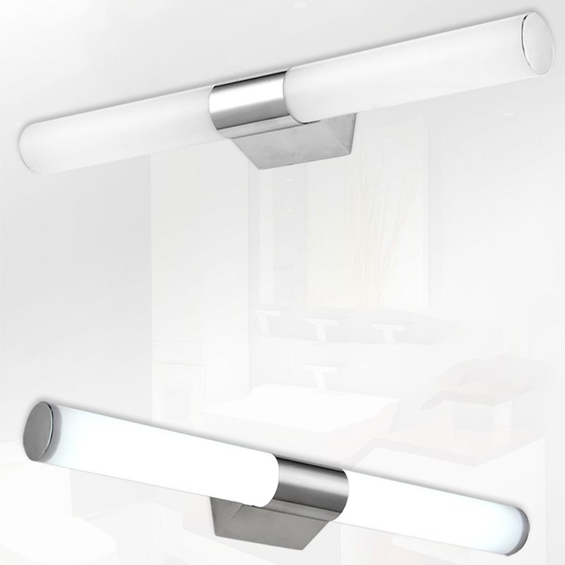 White Wall Vanity Light Creative Minimalist Vanity Strip Light for Bathroom