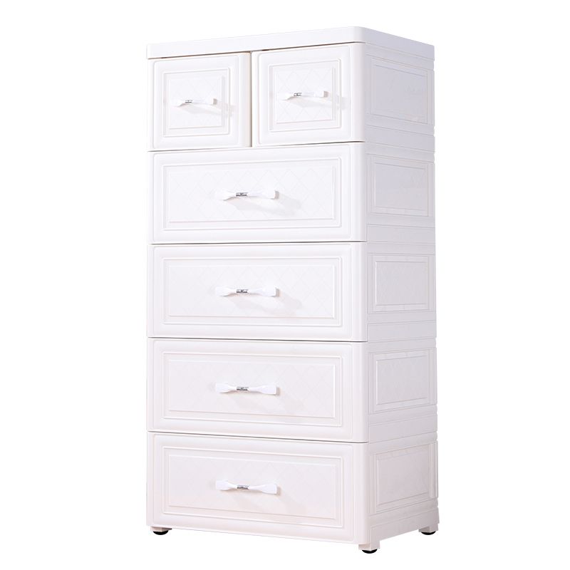 15.6 Inch Width Modern Nursery Dresser Chest Kids Nightstand with 6/5 Drawers