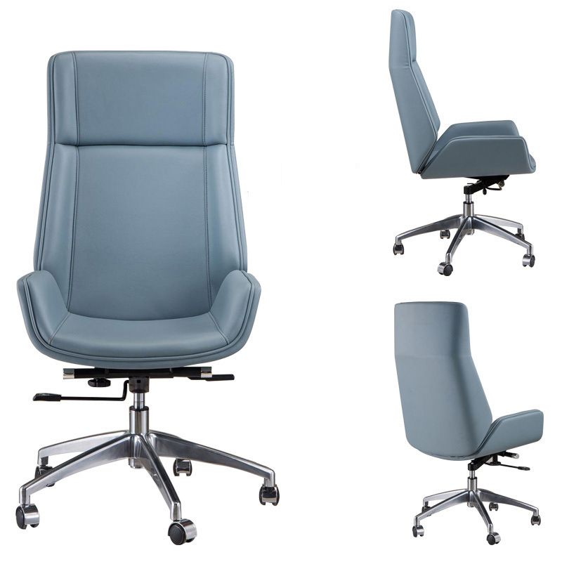 Modern Style Desk Chair Leather Computer Mid/High Back Office Chair