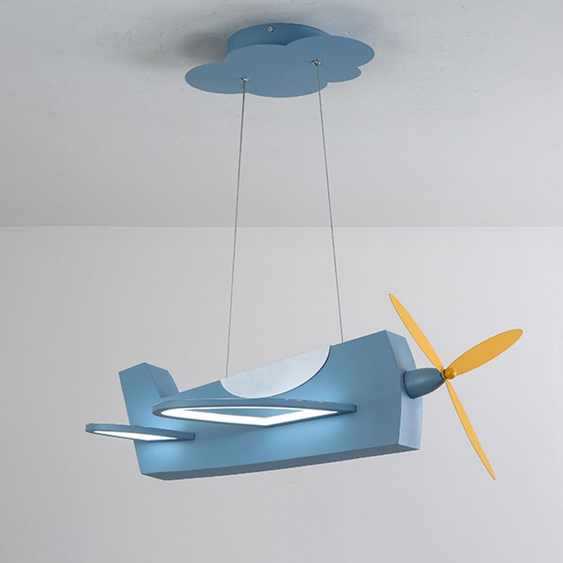 Aereo a pendente in classe Aereo a pendente Metal Creative Kids Clead Lampone Light Light