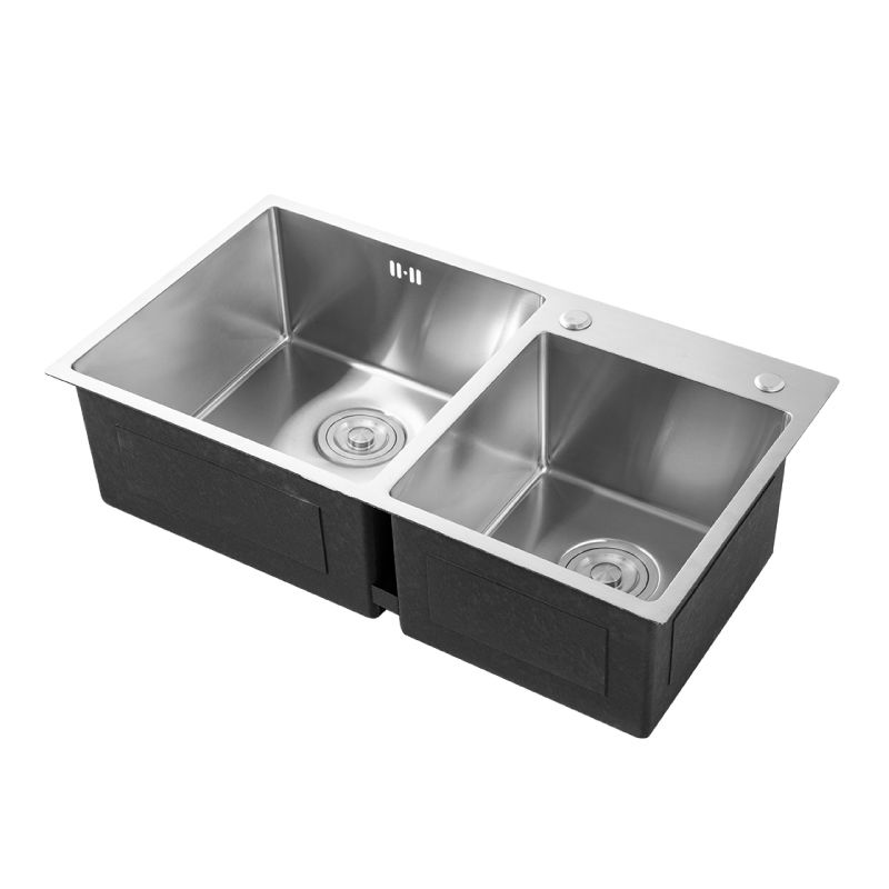 Stainless Steel Kitchen Sink Contemporary Double Bowl Kitchen Sink