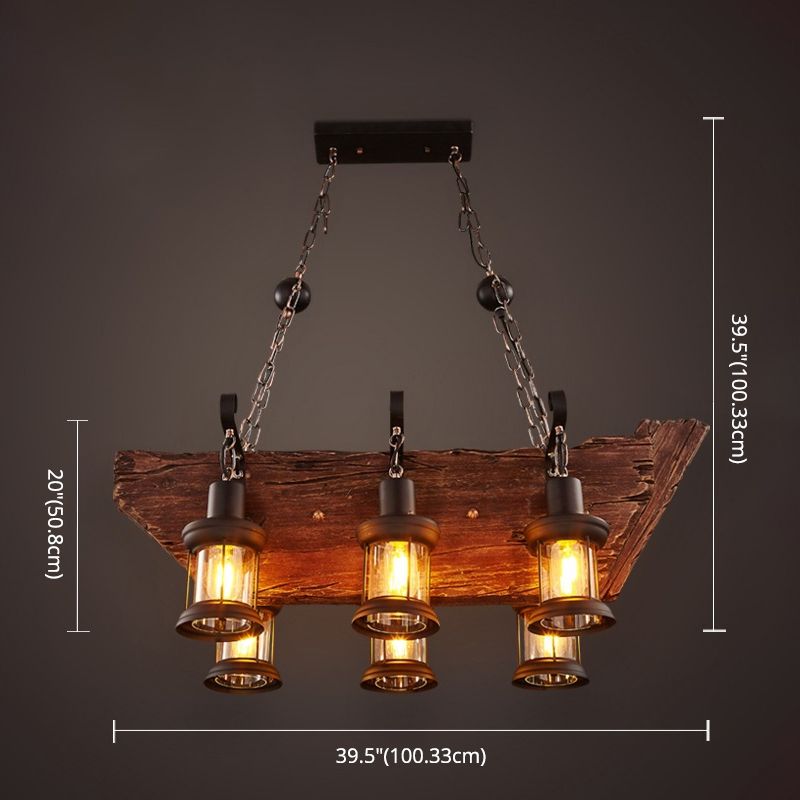 Aménagement de plafond industriel Vintage Multi Light Pendant Bar Reataurant Light