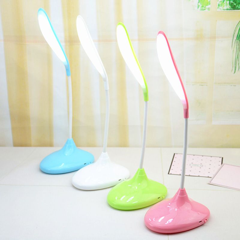 USB Charging Mini LED Table Lamp Macaroon Style Eye Protection Reading Light for Bedroom