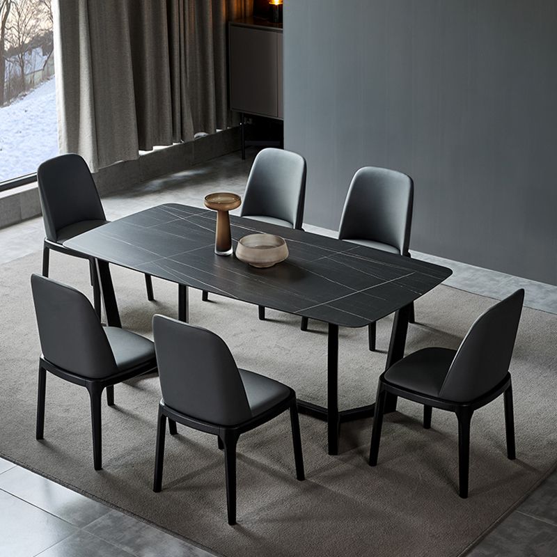 Modern Side Dining Chairs Faux Leather Dining Chairs for Kitchen