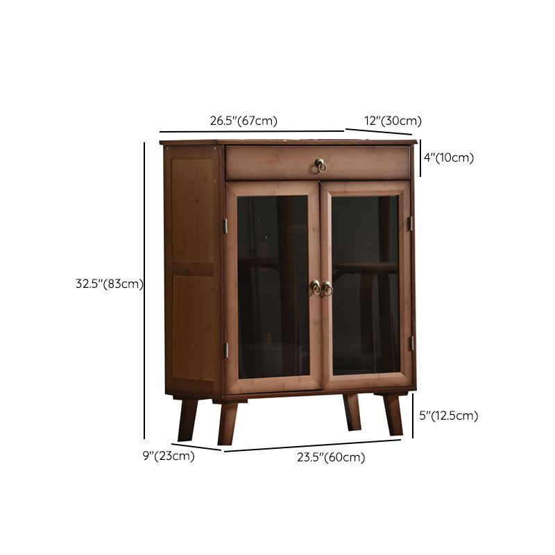 Contemporary Sideboard Table Bamboo Sideboard Cabinet for Kitchen