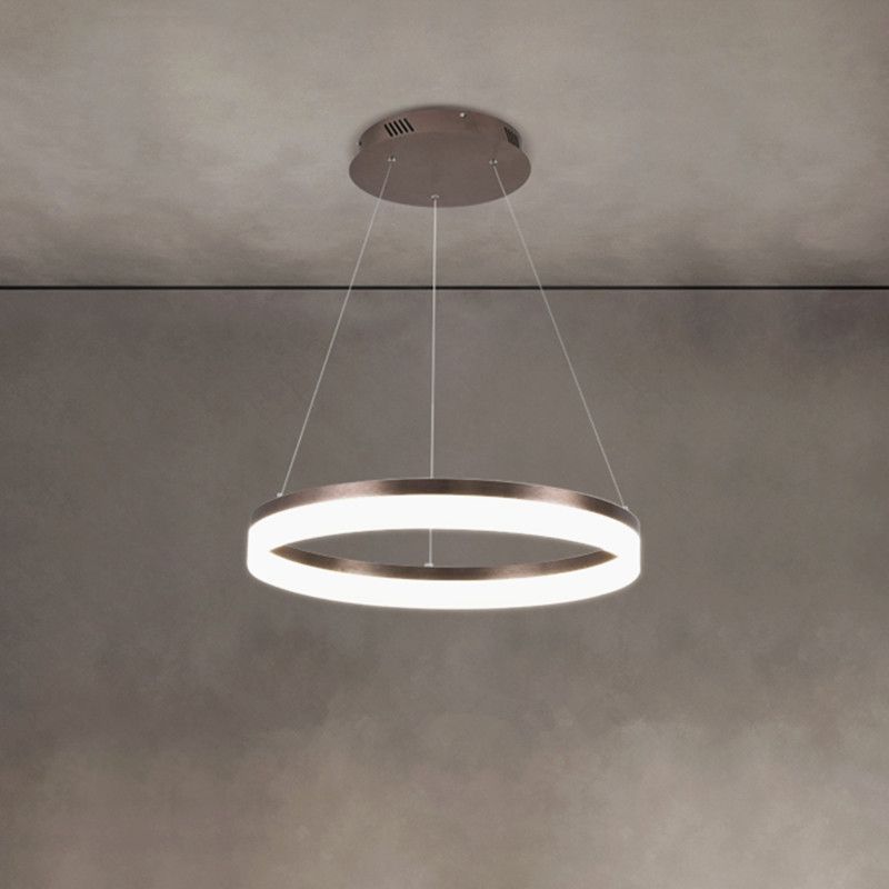 Simple Linear Pendant Lighting Fixture Modern Style Hanging Chandelier for Living Room