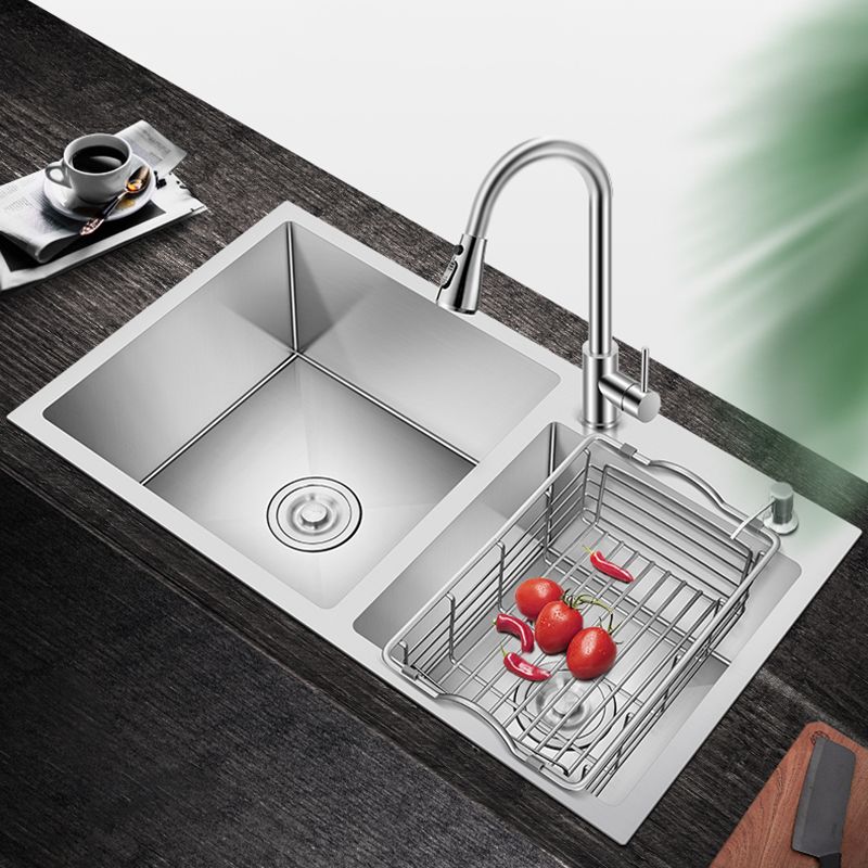 Classic Kitchen Sink Stainless Steel Kitchen Sink with Soap Dispenser